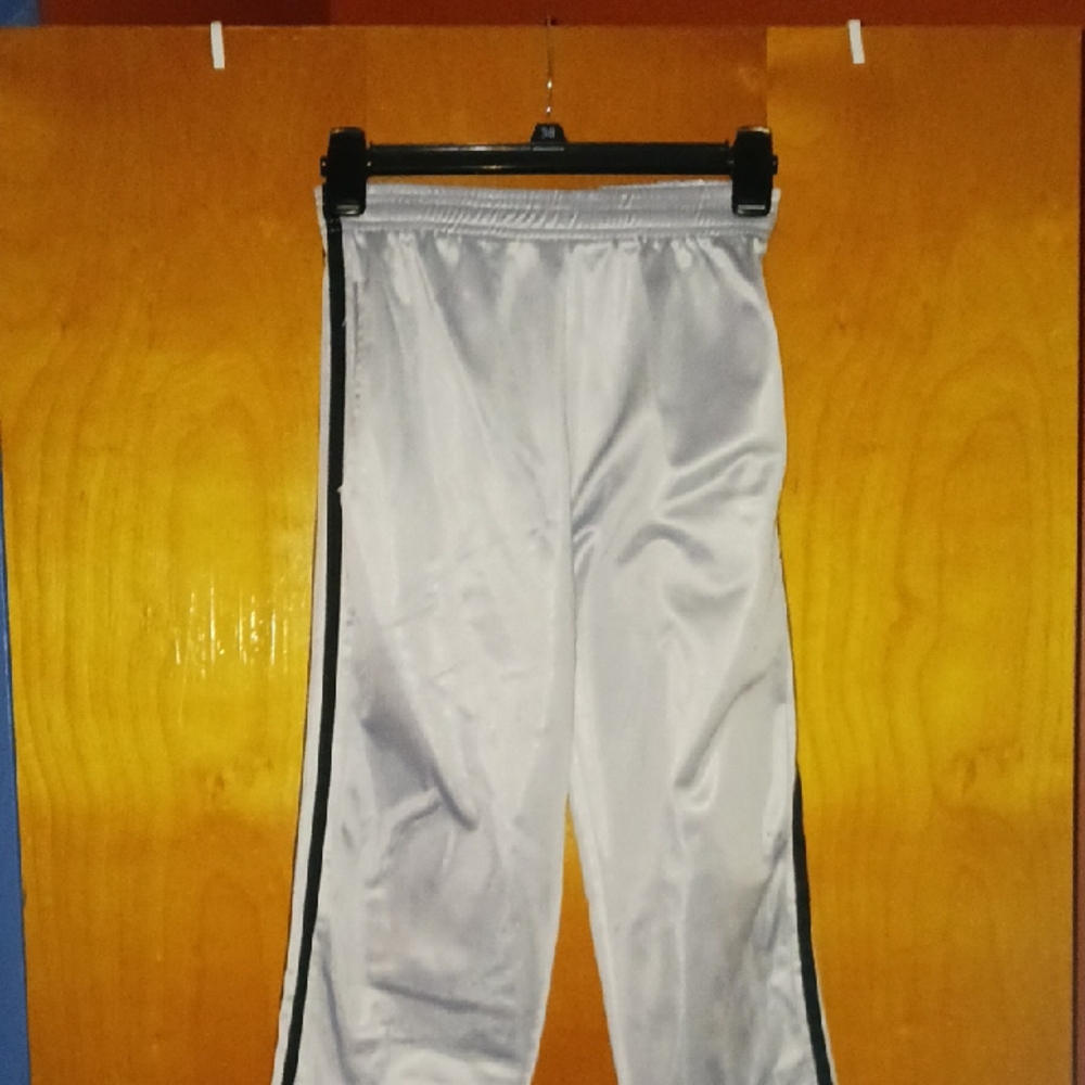 Essentials White Sweatpants with Elastic Waistband